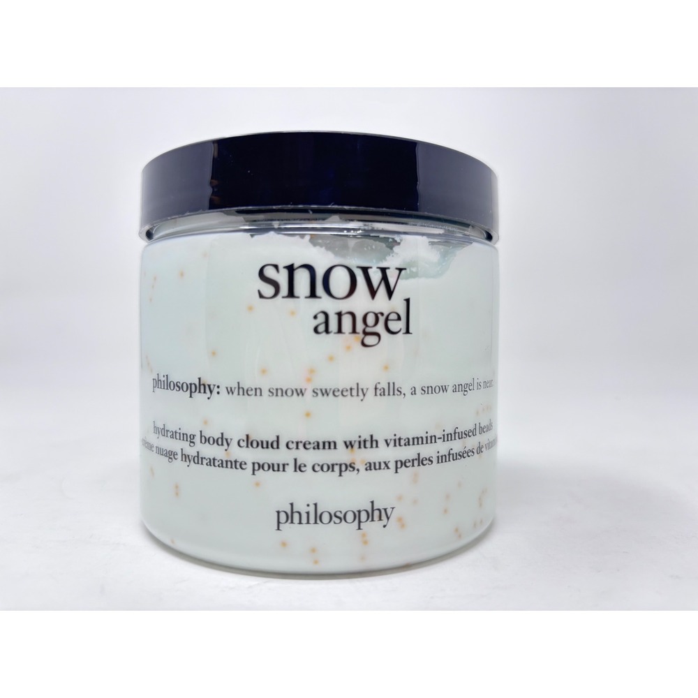 Philosophy Snow Angel Hydrating Body Cloud Cream Vitamin Infused Beads 16oz New